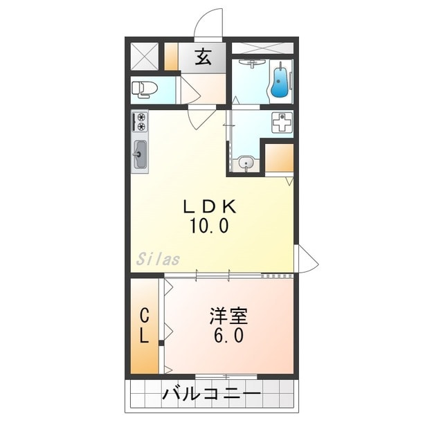 ステラキャット青山の物件間取画像