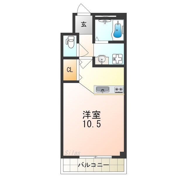 マンション美侑の物件間取画像