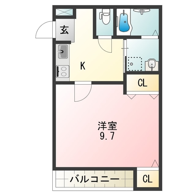 駒川中野駅 徒歩10分 1階の物件間取画像