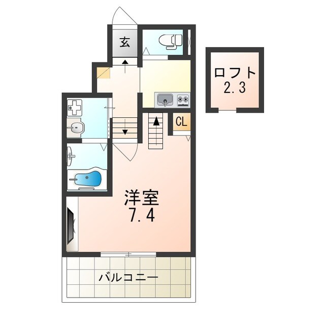 あんしん＋衣摺08-7002の物件間取画像