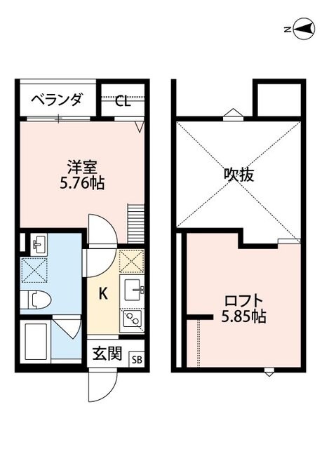 レポゼビアンの物件間取画像