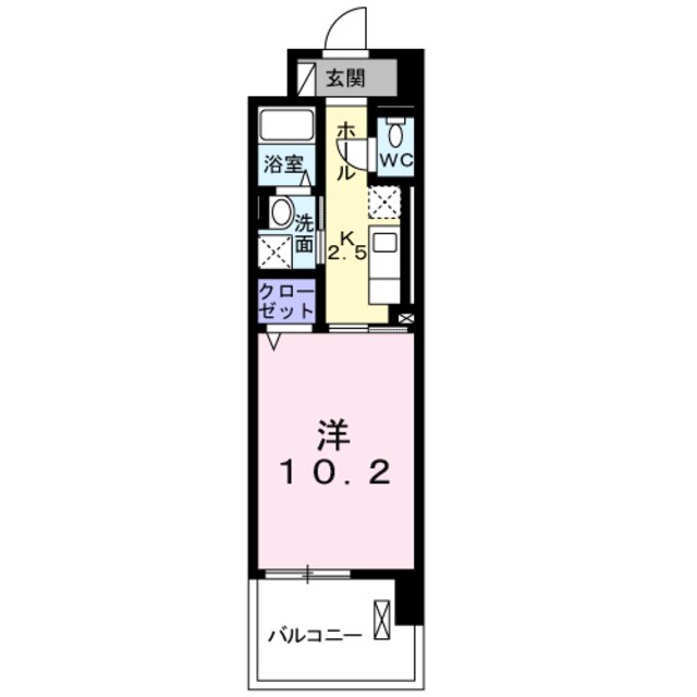 北加賀屋駅 徒歩8分 3階の物件間取画像