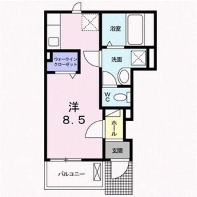 安立町駅 徒歩4分 1階の物件間取画像