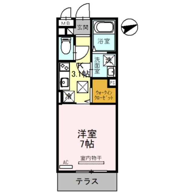 Ms　house上小阪の物件間取画像