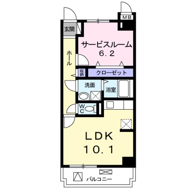 矢田駅 徒歩9分 2階の物件間取画像