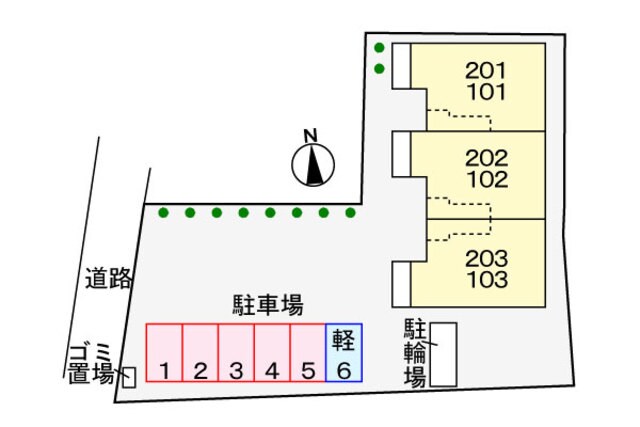 アンソレイユの物件外観写真