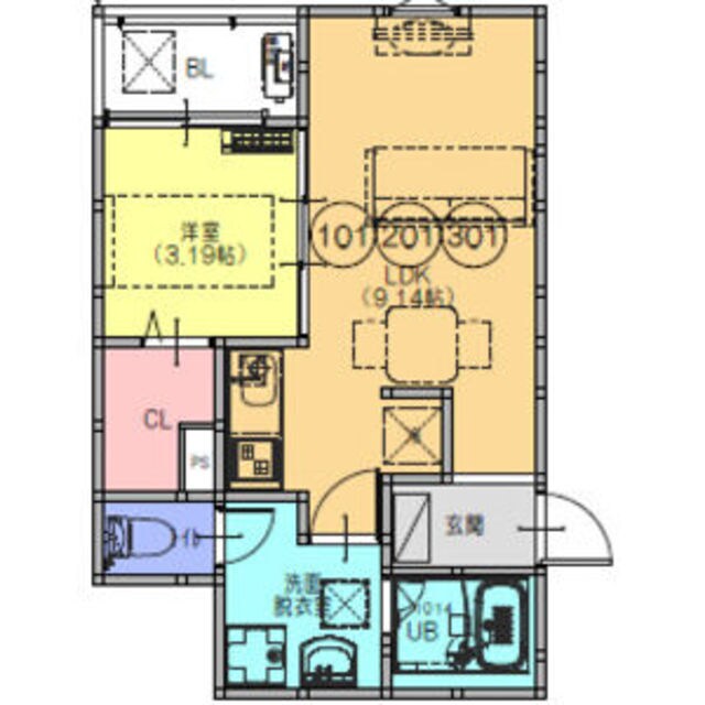 F+style八尾北本町2号館の物件間取画像