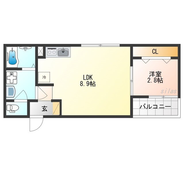 F+style上田3号館の物件間取画像