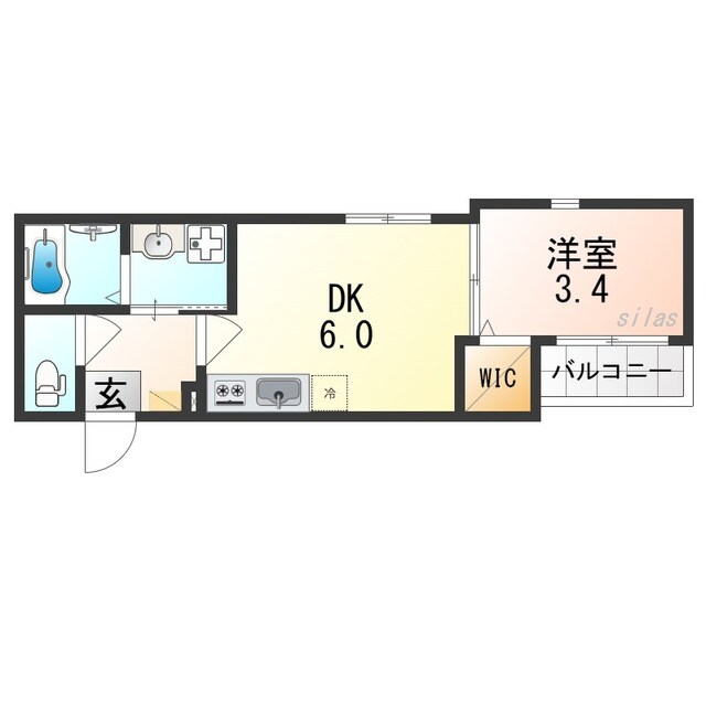 ハーモニーテラス住吉Ⅱの物件間取画像