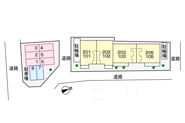 プラシード・カーサの物件外観写真