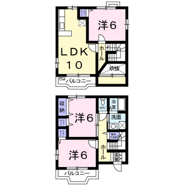 フリ－デＫＫの物件間取画像