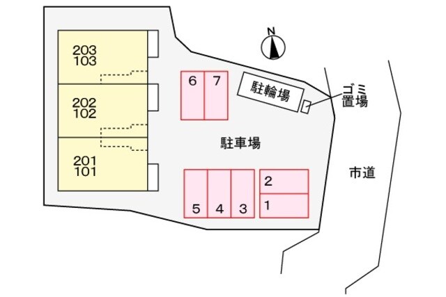 フラワープラスの物件外観写真