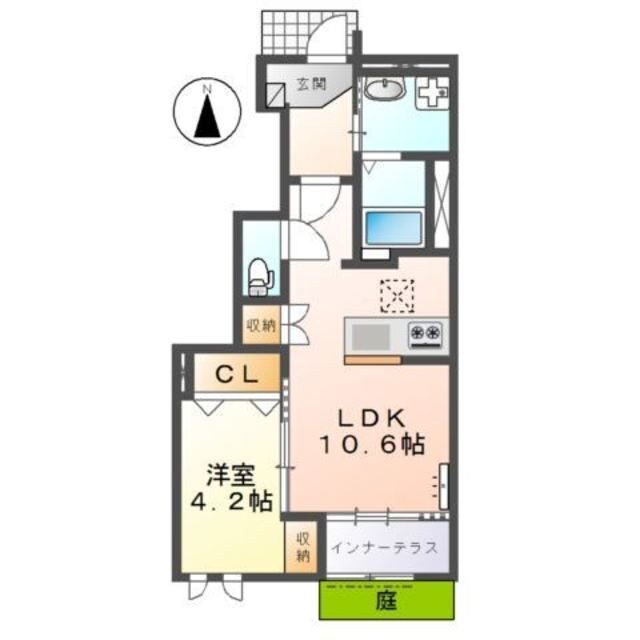 ブライテージ南道穂の物件間取画像
