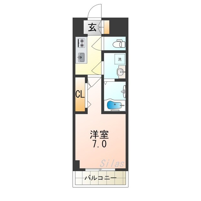 S-RESIDENCE高井田Centralの物件間取画像