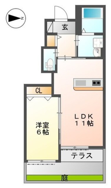 ユニヴァリィ　ソーエの物件間取画像