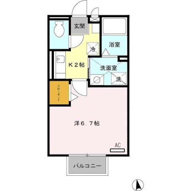 セジュールシャトレー　A棟の物件間取画像