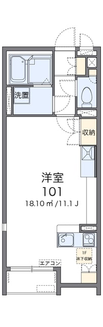 レオネクストAZALEAの物件間取画像