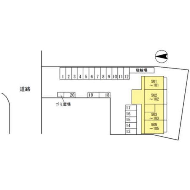 レジデンス喜志の物件外観写真