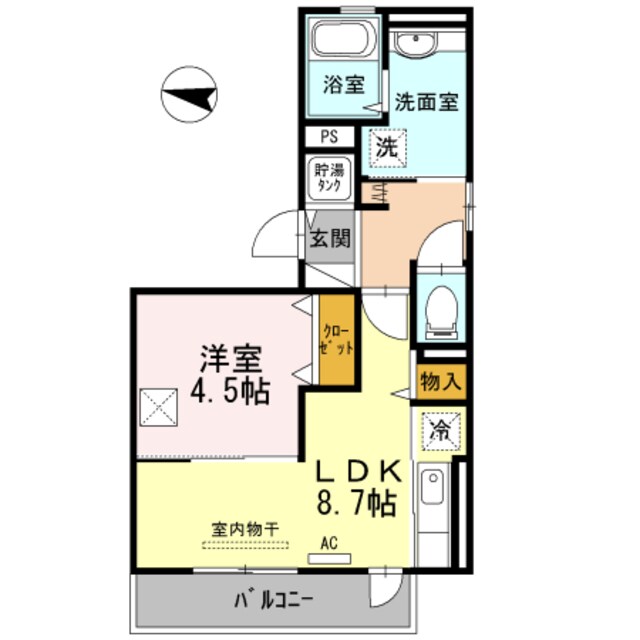 ボーセジュールの物件間取画像