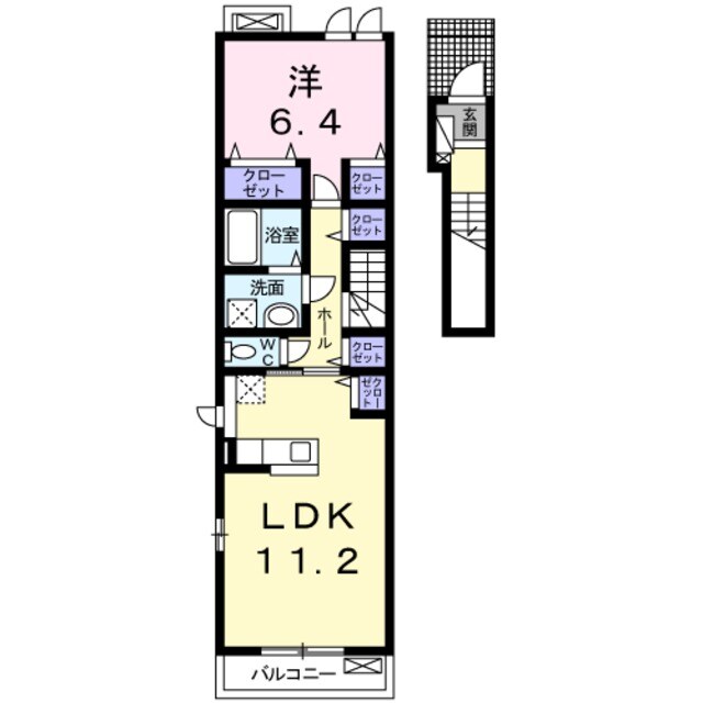 メゾン　イーストの物件間取画像