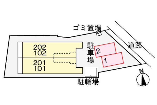 メゾン　イーストの物件外観写真