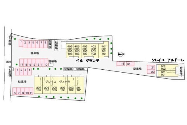 ソレイユ　アルドーレの物件外観写真