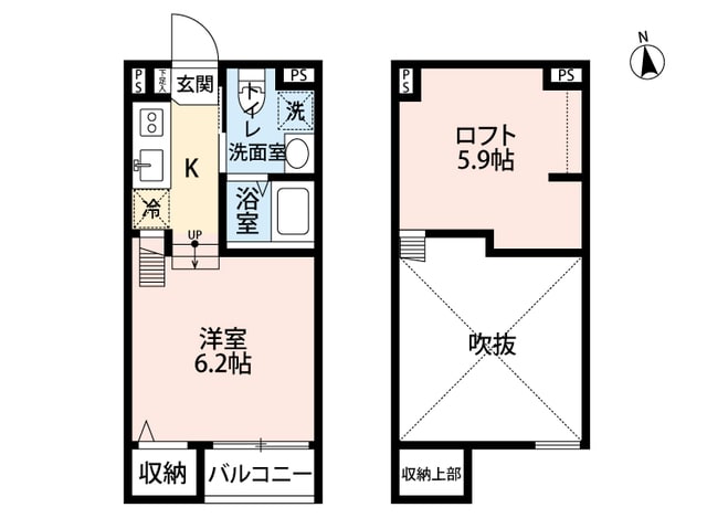 ケイティハイツⅢの物件間取画像