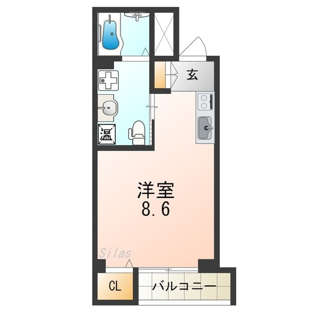 北花田駅 徒歩10分 2階の物件間取画像