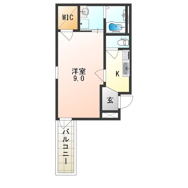 フジパレス杉本町駅西Ⅱ番館の物件間取画像