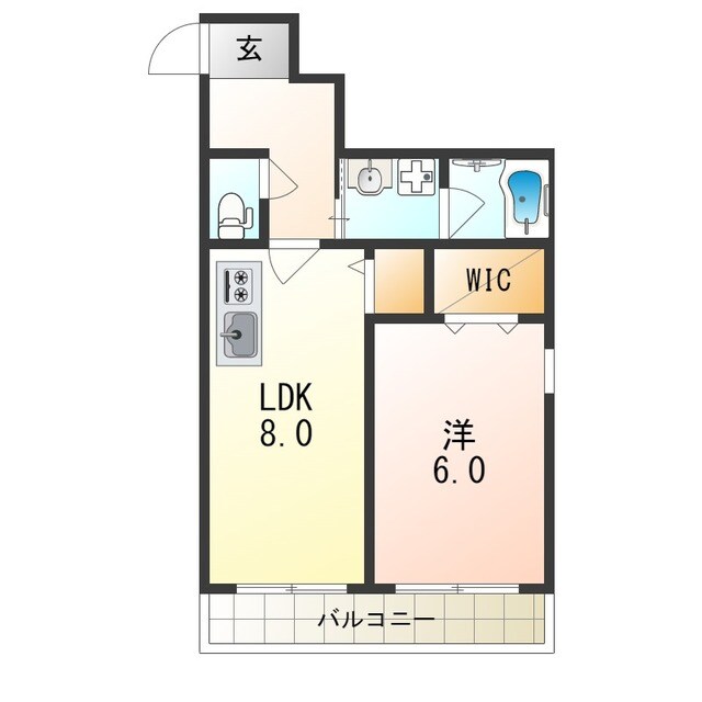 茨木駅 徒歩11分 1階の物件間取画像