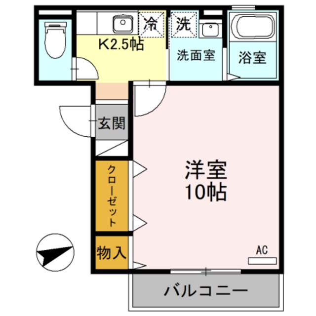 アムール吹田の物件間取画像