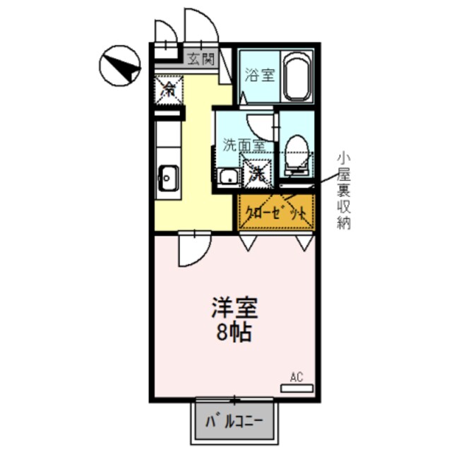 メドウズの物件間取画像