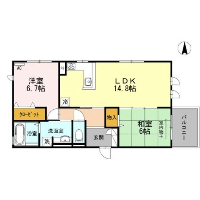 フェザント小野原の物件間取画像