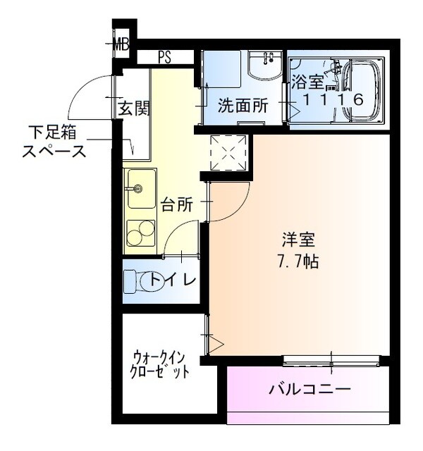 フジパレス池田天神WESTの物件間取画像