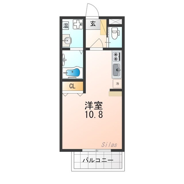 寝屋川市駅 徒歩10分 2階の物件間取画像