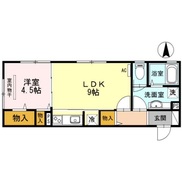 南茨木駅 徒歩9分 2階の物件間取画像