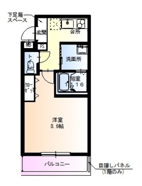 淡路駅 徒歩7分 3階の物件間取画像