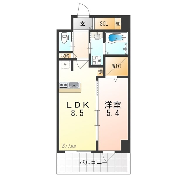 エールグラン豊中本町の物件間取画像