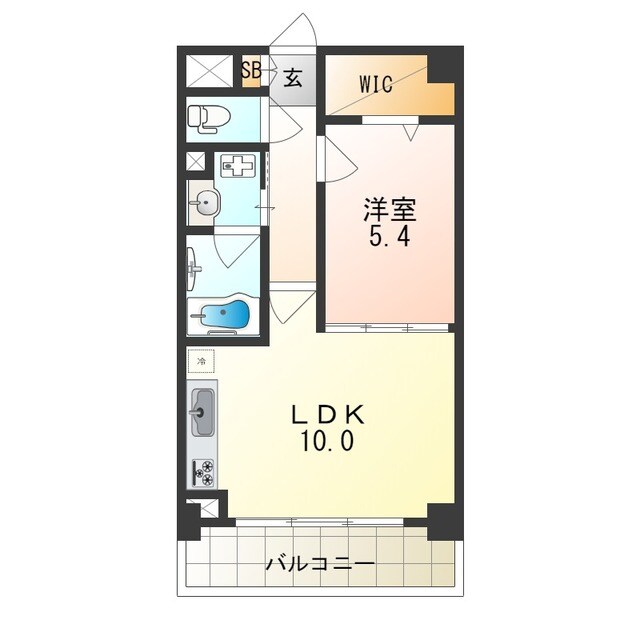 服部天神駅 徒歩9分 3階の物件間取画像