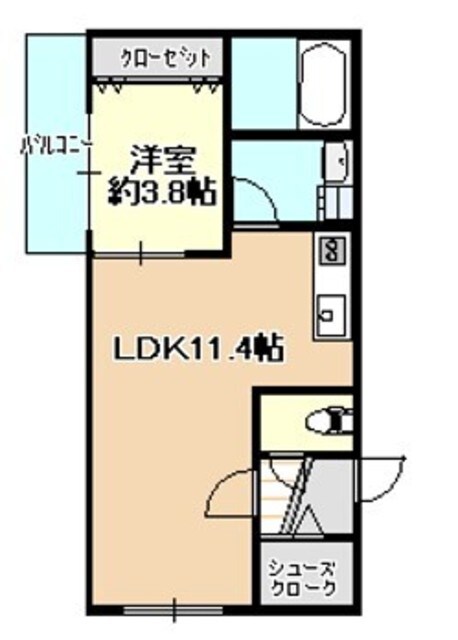 蛍池駅 徒歩7分 3階の物件間取画像