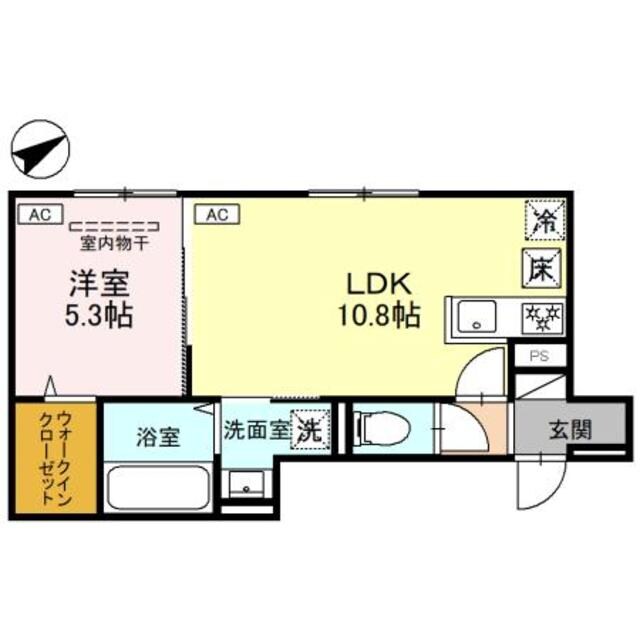 石橋阪大前駅 徒歩8分 1階の物件間取画像