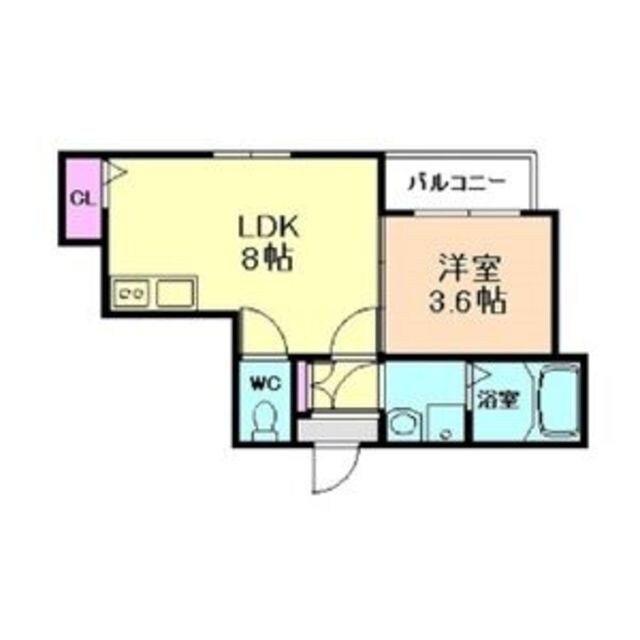 牧野駅 徒歩9分 2階の物件間取画像