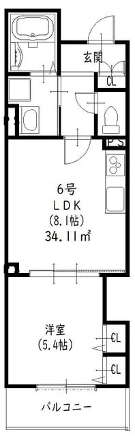 曽根駅 徒歩10分 1階の物件間取画像