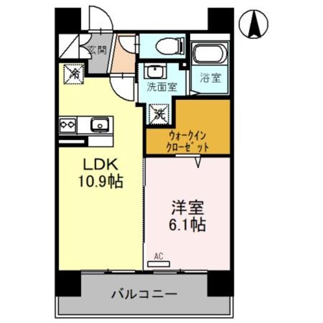 淡路駅 徒歩2分 7階の物件間取画像