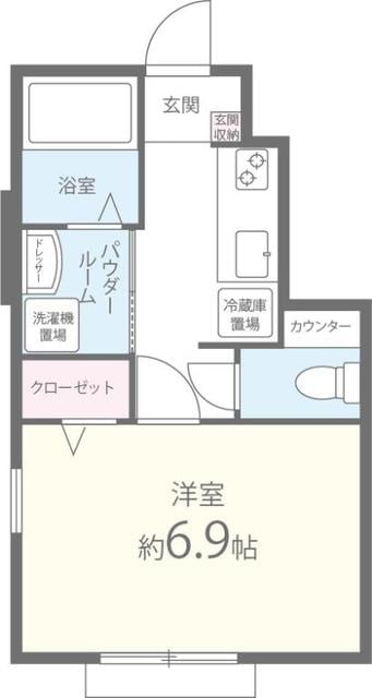 曽根駅 徒歩22分 1階の物件間取画像