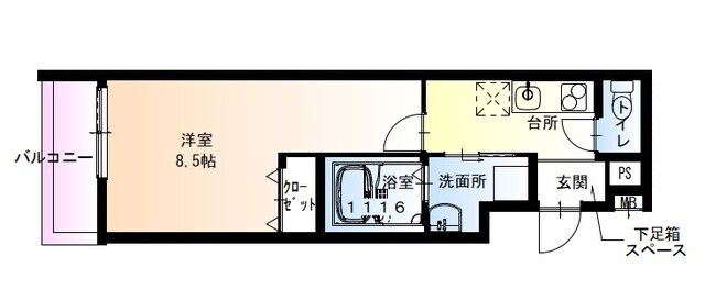 池田駅 徒歩6分 2階の物件間取画像