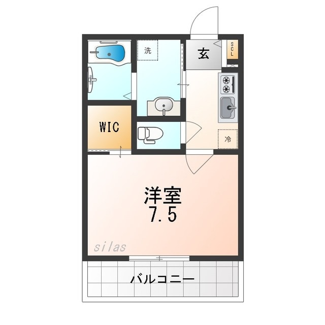 柴原阪大前駅 徒歩4分 3階の物件間取画像