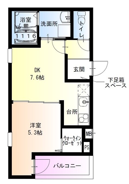 だいどう豊里駅 徒歩9分 2階の物件間取画像