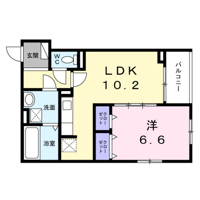 摂津富田駅 徒歩20分 3階の物件間取画像