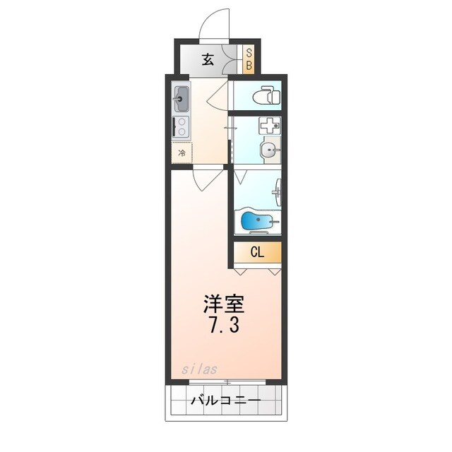 池田駅 徒歩12分 1階の物件間取画像